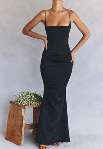 House of CB Olivette Dress Sz M Black