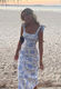 EX RENTAL Postcard Tie Dress Sz 8