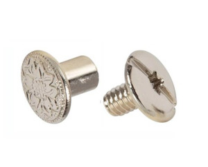 Hardware: #D5038-NB-1/4 Chicago Screw Flora Nickel Brass 10 Pack