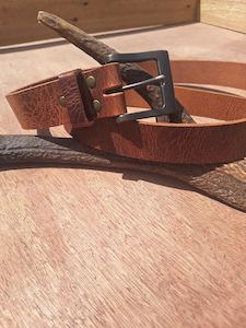 Antique Brown, Water Buffalo Leather Belt