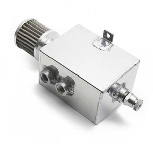 Baffled oil catch can – 1.6L breather – Driven Performance