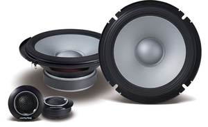 6 6.75": Alpine S2-s65c Type S Hi-res 6.5″ Component Speakers 240watts/80rms Great Quality