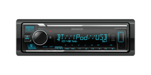 Brand: KENWOOD KMM-BT408 MECHLESS BLUETOOTH/USB/AUX/3XPREOUTS CAR STEREO short Chassis