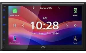 Android Auto and carplay Compatible: Jvc Kw-m590bt Android Auto/carplay Mechless Multilmedia Stereo Single/double Fitting