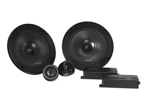 6 6.75": KICKER CSS654 6.5INCH 300Wmax/100wRMS COMPONENT SPEAKERS WITH SEPARATE TWEETERS SLIM MOUNT