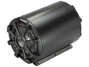 8": Kicker Cwtb84 8inch Subwoofer Tube Enclosure 600watts/300rms@4ohm