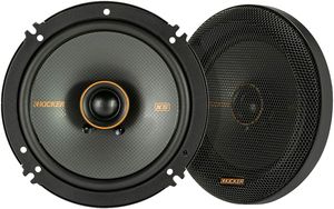 Kicker Ksc6504 6.5″2 Way 200watts Max/100rms Speaker Silk Dome Tweeters