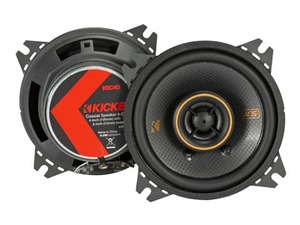 Kicker Ksc40/404 4inch 2 Way Shallow Design Silk Dome Tweeter Speakers Very Good Quality