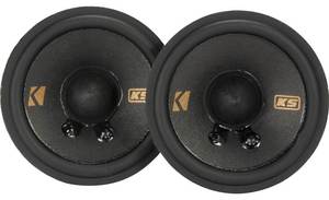 Brand: Kicker Ksc2704 1 Way 2.75inch 100watts Midrange Speakers Ideal Factory Replacement