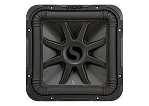 12": Kicker L7r122 Single 12inch Dual 2ohm Subwoofer 1200watts/600rms Square Design For More Bass