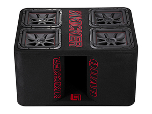 Subwoofers: Kicker Quad 12inch 47ql7122 4x 12inch L7r Loaded Subwoofer