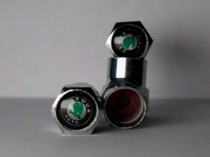 Frontpage: Skoda Style Tyre Valve Cap - Nut Style (Set of 4)
