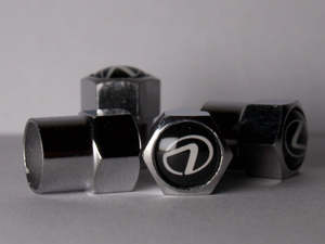 Frontpage: Lexus Style Tyre Valve Cap - Nut Style (Set of 4)