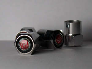 Frontpage: Fiat Style Tyre Valve Cap - Nut Style (Set of 4)
