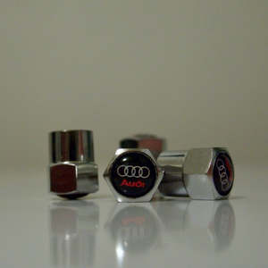 Frontpage: Audi Style Tyre Valve Cap - Nut Style (Set of 4)