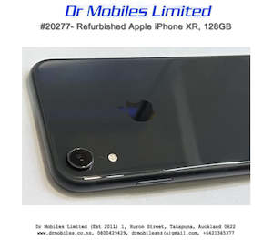128 GB: Refurbished Apple iPhone XR, Space Gray 128GB