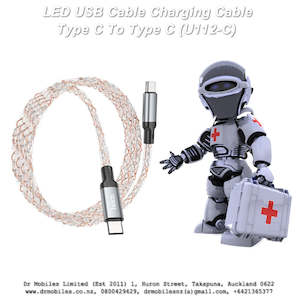 Connection Charging Cables: LED USB Cable Charging Cable Type C To Type C (U112-C)