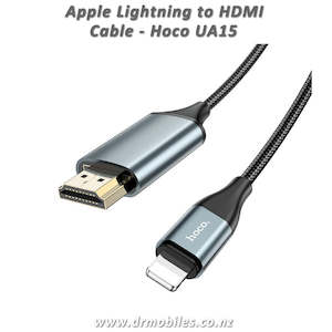 Connection Charging Cables: iPhone Lightning to HDMI Cable 2 Meters - Hoco UA15