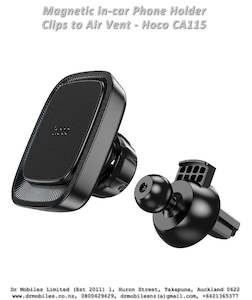 Car Mounts: Magnetic in-car Phone Holder Clips on Air Vent.  Hoco CA115