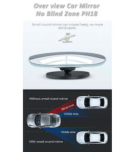 Car Mounts: OverView Car Mirror - No more blind spot!  Safety Mirror - Hoco PH18