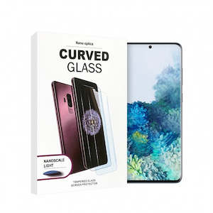 Smartphone Cases Screen Protectors: UV Full Liquid Glue Screen Protector Tempered Glass for Android