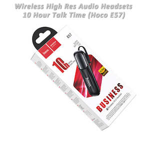 Bluetooth Hands Free Headsets: Wireless V 5.0 Headset - Hoco E57, 10 Hours Talk Time Handsfree