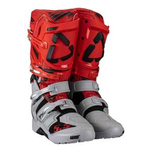 Clearance Stock: Leatt 5.5 FlexLock Enduro - Red / Grey
