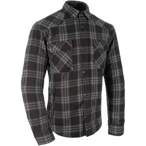 Jackets Mens: Oxford Kickback 3.0 Men's Shirt - Grey / Black Check