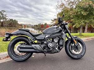 Cfmoto Motorcycles: CFMOTO 450 CLC 2025 - NEBULA BLACK