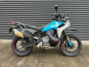 Cfmoto Motorcycles: CFMOTO 800 MTX 2025 MIAMI BLUE