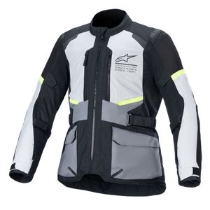 Alpinestars: Alpinestars Andes Air Drystar All Season's Jacket - Ice Grey/Dark Grey