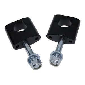 Whites Handlebar Mount 1-1/8" Taper Flat Black 12mm Bolt