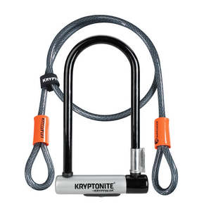 Security Alarms Locks Chains: Kryptonite Kryptolok U-Lock Standard with Flex