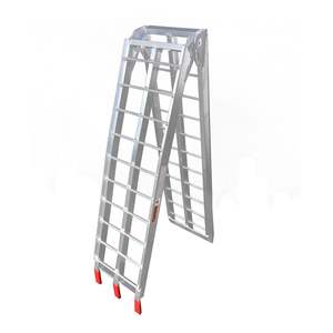 Whites Folding Alloy Ramp 226x30cm - 340kg Rated X-Bar style