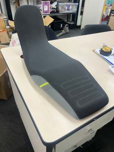 Cfmoto Motorcycle Accessories: 450MT STANDARD SEAT ASSY TUNDRA GREY - **USED