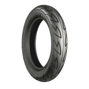 Scooter Tyres: Bridgestone B01 Hoop 100/80-10 Front / Rear Scooter Tubeless Tyre