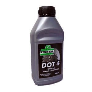 Brake Fluids: BRAKE FLUID DOT 4 ROCK OIL 500 MLS