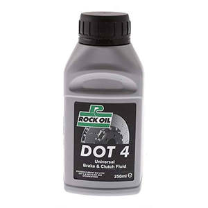 Brake Fluids: BRAKE FLUID DOT 4 ROCK OIL 250 MLS
