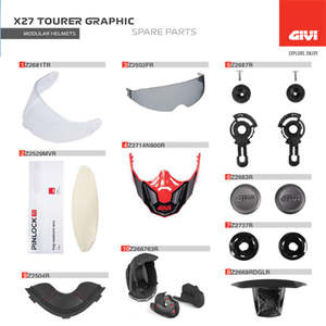 Givi X.27 spare parts