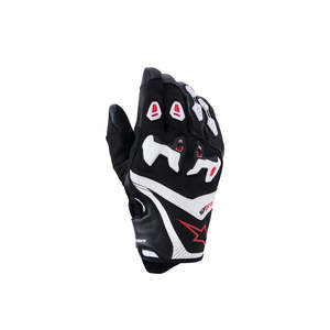 Alpinestars SP-R Pro Motorcycle Gloves - Black/White/Bright Red
