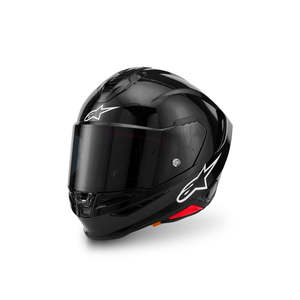 Alpinestars Supertech R7 Helmet Solid - Solid Black Gloss
