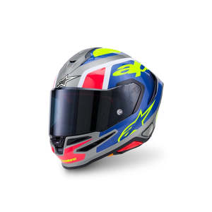 Supertech R7 Helmet Lumen Silver/Blue/Pink/Yellow Fluoro
