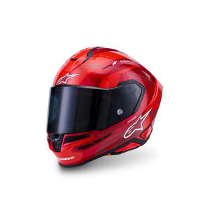 Alpinestars Supertech R7 Helmet A-Core Red/White Gloss