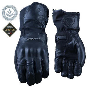 Five: Five WFX Skin GTX Waterproof Black Road Gloves Size Medium - CLEARANCE SAVE $60
