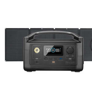 EcoFlow RIVER Portable Power Station + 1x 110W Solar Panel