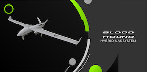 Commercial Drones: BLOODHOUND HYBRID UAS SYSTEM