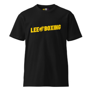 T Shirts: Lee Boxing - Black Tee