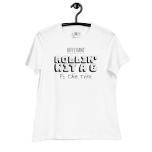 Differ_Ant - Rollin' Wit A G - Women’s T-Shirt - WHITE TITLE