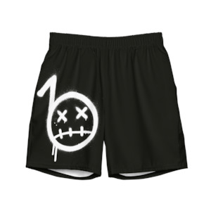 BommyKnockerz - Men's - Swimwear - Bommy Print - (BLACK)