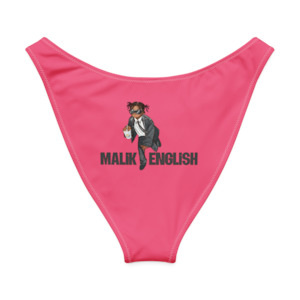 Malik English - V-cut Bikini Bottom (PINK)